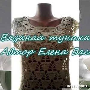  .   .Knitted tunic. Author Elena Bas