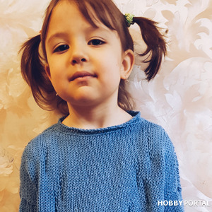 Модный джемперок для девочки