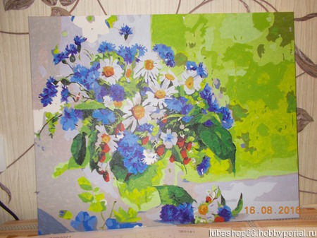 Картина "Цветы для любимой" ручной работы на заказ