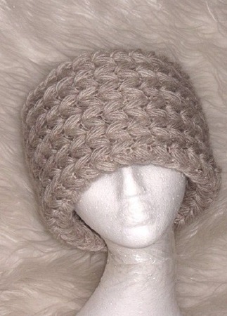 Бежевая шапка из мохера, теплая зимняя вязаная шапка ручной работы на заказ