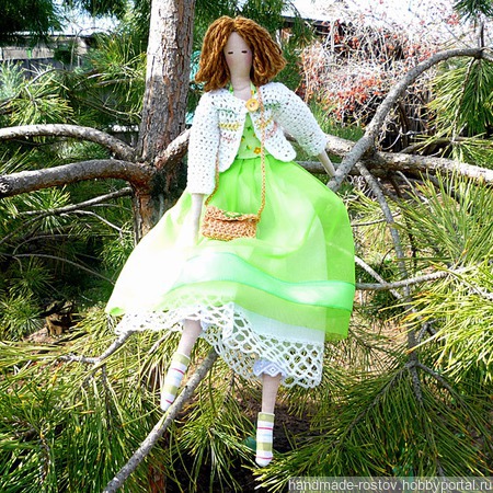 Кукла Тильда «Весна» ручной работы на заказ