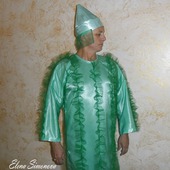 Карнавальный костюм "Тополь" взрослый к мюзиклу Красная шапочка