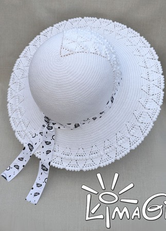 Шляпа "Молитва" - описание вязания ручной работы на заказ
