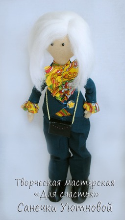 Интерьерная кукла Линда ручной работы на заказ