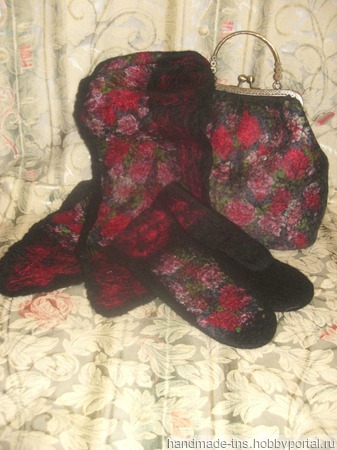 Дамская сумочка "Фламенко" ручной работы на заказ