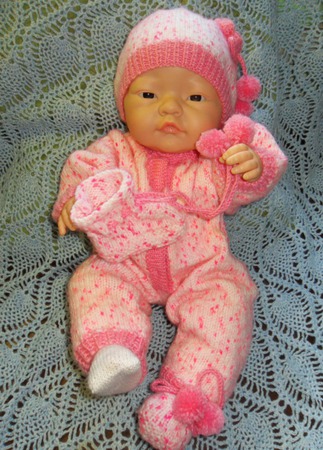 Комплект для новорожденного Розовые мечты ручной работы на заказ