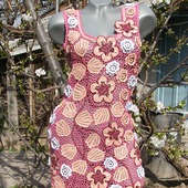 Вязаное платье "Нежный лотос"