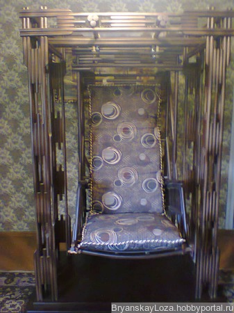 Кресло-качели "Самурай" ручной работы на заказ