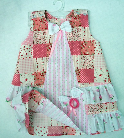 Платье "Лоскутик" ручной работы на заказ