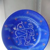 Декоративная тарелка "Зодиак Стрелец"