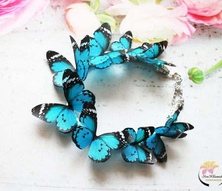 "Turquoise butterflies"        