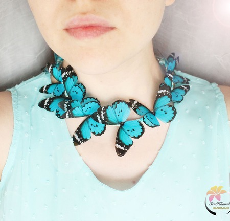  "Turquoise butterflies"        