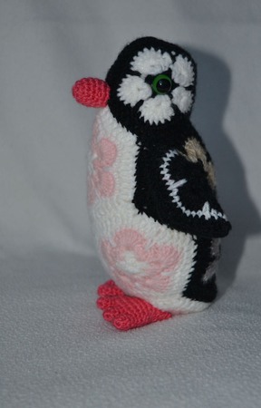 Пингвинчик Молли. Африканский цветок ручной работы на заказ