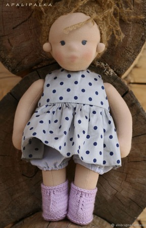 Кукла в вальдорфском стиле Ева ручной работы на заказ