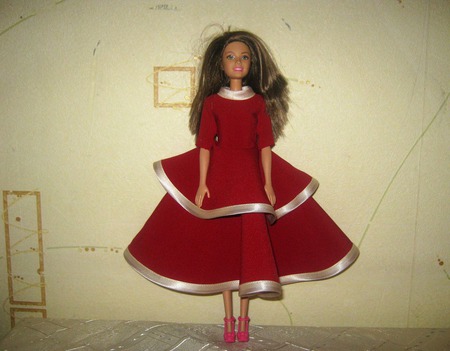 Платье для Барби ручной работы на заказ