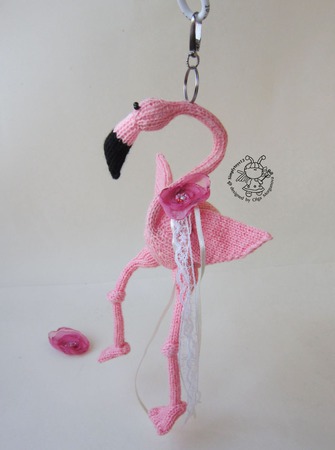 Мастер-класс "Брелок Розовый Фламинго" ручной работы на заказ
