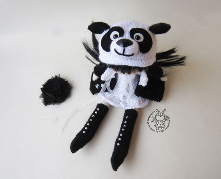 Мастер-класс "Кукла панда" ручной работы на заказ