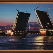 Набор для изготовления картины "Троицкий мост"