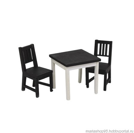 Набор для изготовления миниатюры "Обеденный стол" ручной работы на заказ