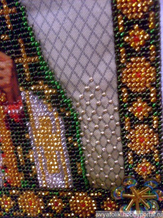 Икона "Святитель Спиридон Тримифунтский" ручной работы на заказ
