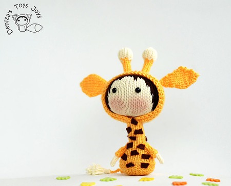 Мастер-класс "Маленькая куколка Жираф из серии Tanoshi" ручной работы на заказ
