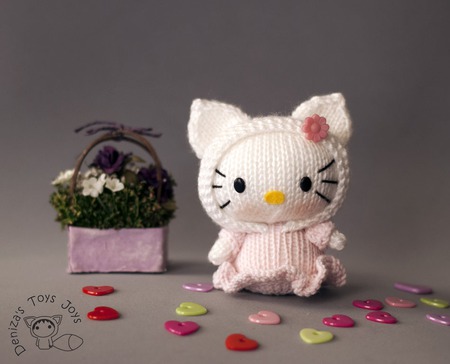 Мастер-класс "Маленькая куколка Hello Kitty из серии Tanoshi' ручной работы на заказ