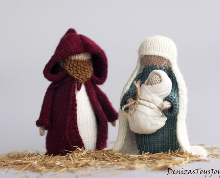 Мастер-класс "Рождество. Мария, Иосиф и младенец" ручной работы на заказ