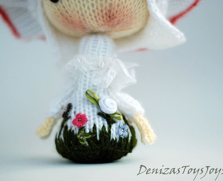 Мастер-класс "Маленькая куколка Amanita muscaria  из серии Tanoshi" ручной работы на заказ
