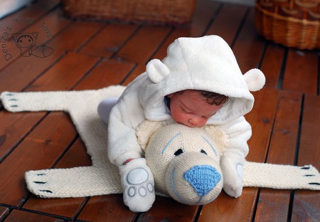 Мастер-класс "Детский коврик для новорожденного малыша Шкура Медведя" ручной работы на заказ