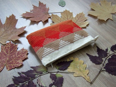 Кошелек косметичка сумочка "Осень" ручной работы на заказ