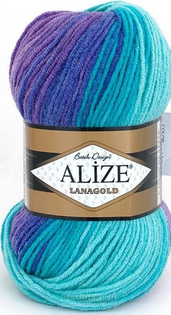 ����� Alize Lanagold batik 49% ������ 51% �����, 100 �� 240 �. ������ ������ �� �����