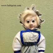 Кукла -салфетница