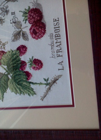 Картина вышитая "Ботанические этюды" ручной работы на заказ