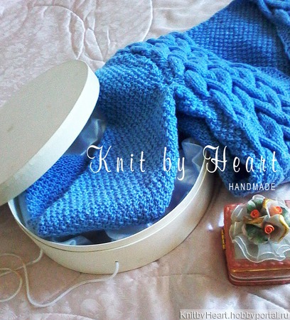 Модный вязаный кардиган длинный от Knit by Heart ручной работы на заказ