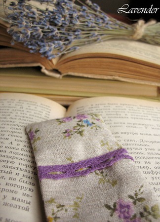 Закладка для книг "Провинция" ароматическое саше с лавандой ручной работы на заказ