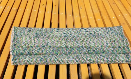 Вязаный коврик-дорожка "Виноград" ручной работы на заказ