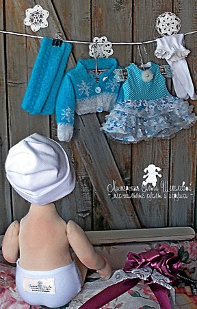 Текстильная кукла Девочка с зайкой.Текстильная подвижная кукла. ручной работы на заказ