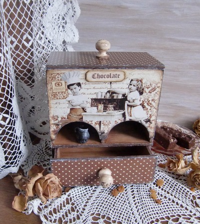 Чайный домик "Жизнь в шоколаде" ручной работы на заказ