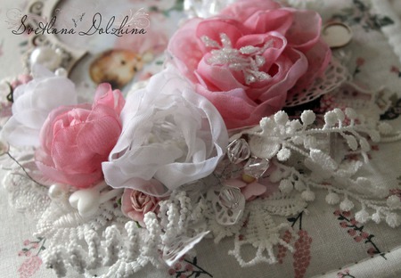 Коробочка " Мамины сокровища"шкатулка для девочки белый розовый ручной работы на заказ