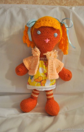 Вязанная куколка Марго ручной работы на заказ