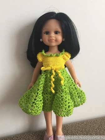 Платье на куклу Паола Рейн ручной работы на заказ