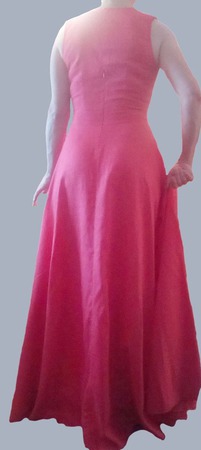 Льняное платье-сарафан в пол "SCARLET" ручной работы на заказ
