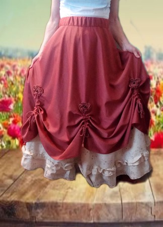 Комплект: жакет и две юбки в пол, "de Venise" в стиле бохо ручной работы на заказ