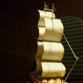 Корабли из конфет
