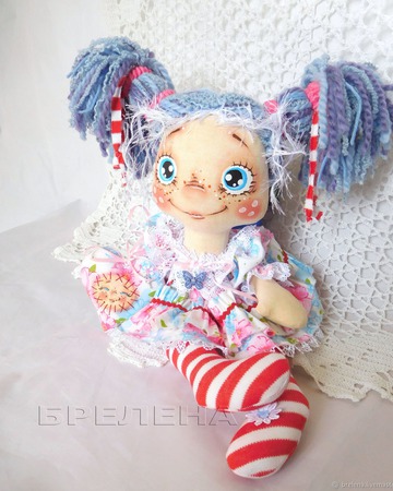 Текстильная кукла Милая Энни ручной работы на заказ