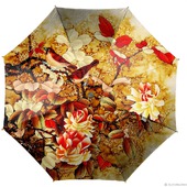 Зонт женский с росписью "Китайская живопись"