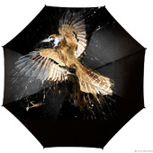 Зонт с росписью "Птица"
