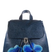 Рюкзак женский с ручной росписью из экокожи "Орхидеи"