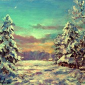Картина "Зимушка-зима"