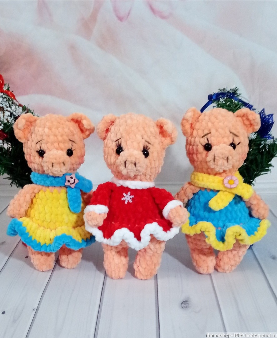 Плюшевые Свинки На Новый Год